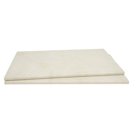 Msi Livingstyle Cream 13" x 24" Matte Porcelain Pool Coping, PK2 ZOR-LSC-0212